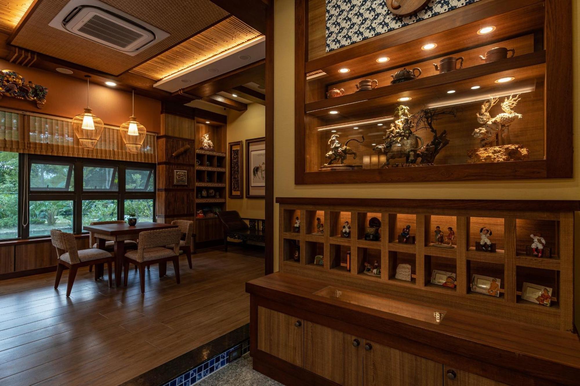 Apartamento 山花映水紅莊園民宿 Yuemei Exterior foto